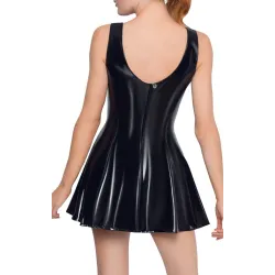 Black Level Robe Vinyl Dress Kurt Noire